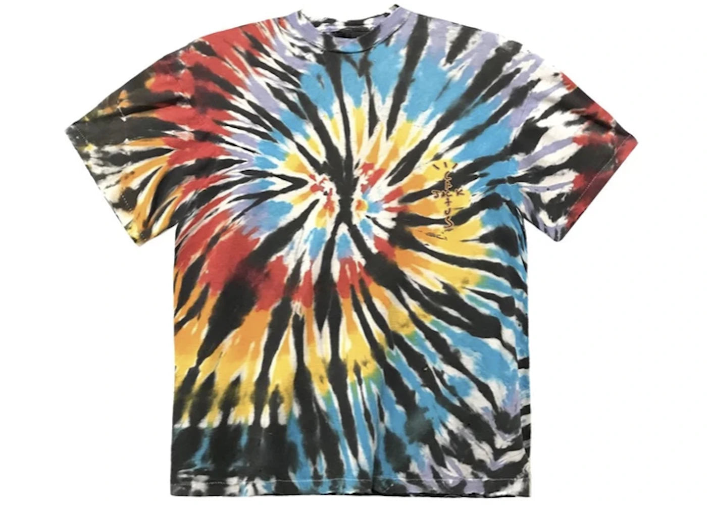 Travis Scott Highest In The Room Tee Tie Dye - vue secondaire A