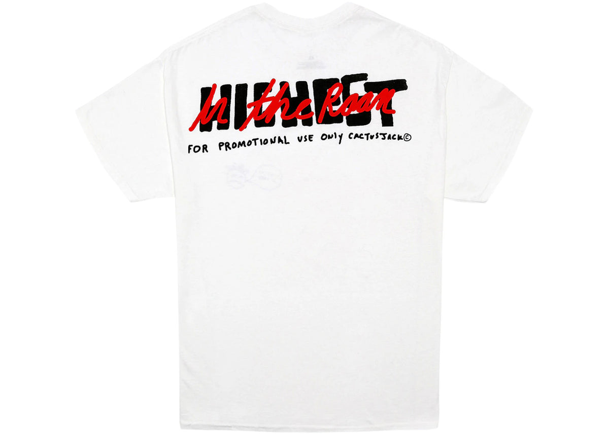 Travis Scott Hot 100% Off T-Shirt White - vue secondaire A