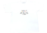 Travis Scott I Went To Astroworld Tee White
