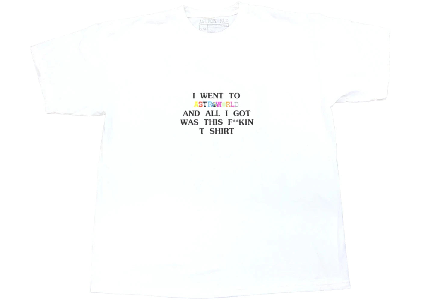Travis Scott I Went To Astroworld Tee White - vue secondaire A