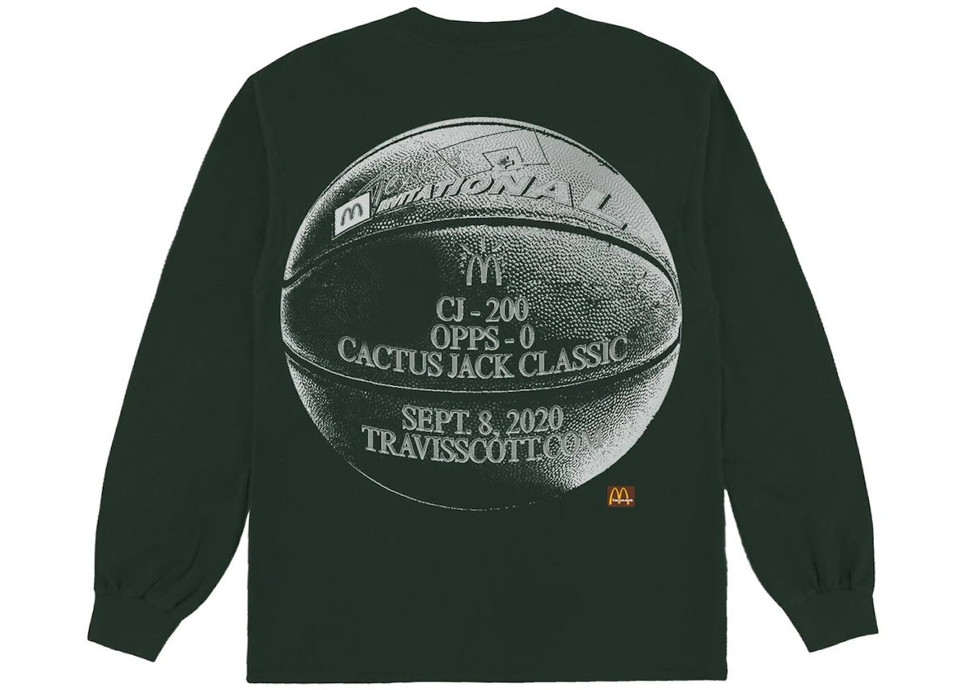Travis Scott Invitational L/S T-Shirt Black - vue secondaire A