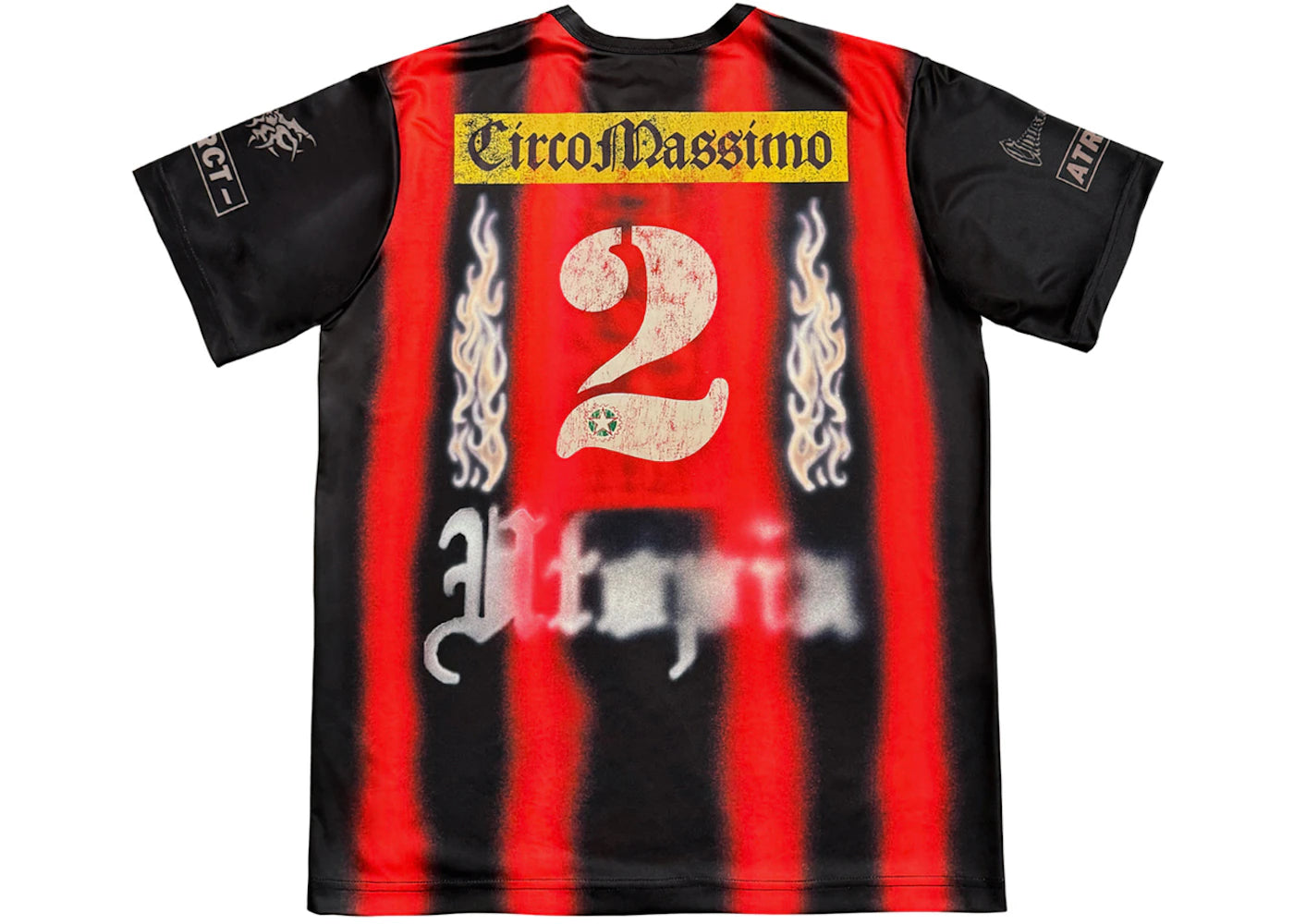 Travis Scott Italy Soccer Jersey Black - vue secondaire B