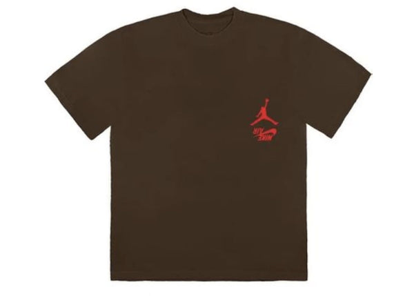 Travis Scott Jordan Cactus Jack Highest T Shirt Brown sneakers - authentic Travis Scott shoes