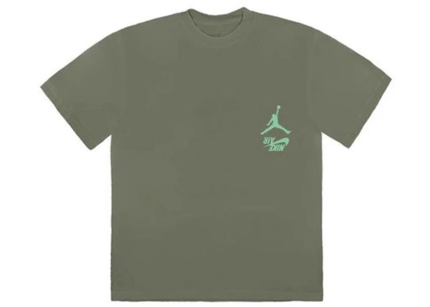Travis Scott Jordan Cactus Jack Highest T-Shirt Olive - vue 360