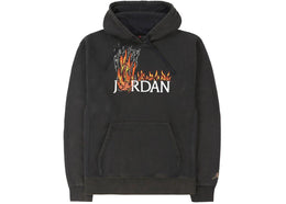 Travis Scott MJ Fleece Hoodie Black - authentic Travis Scott apparel
