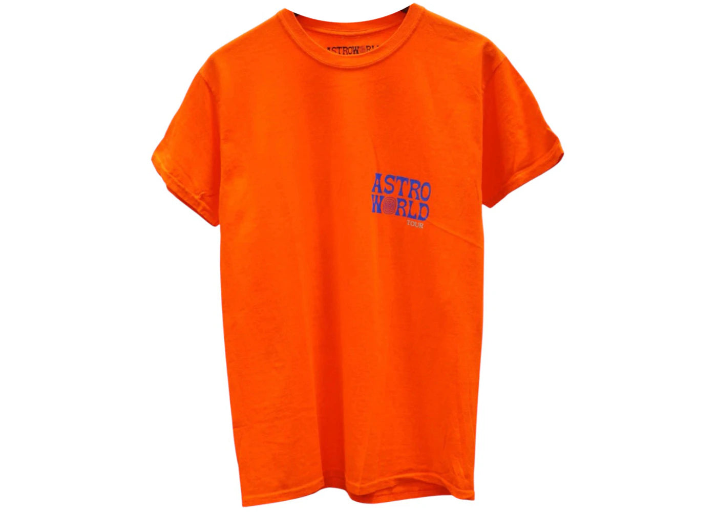 Travis Scott Madison Square Garden Tour Tee Orange - vue secondaire B