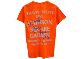 Travis Scott Madison Square Garden Tour Tee Orange