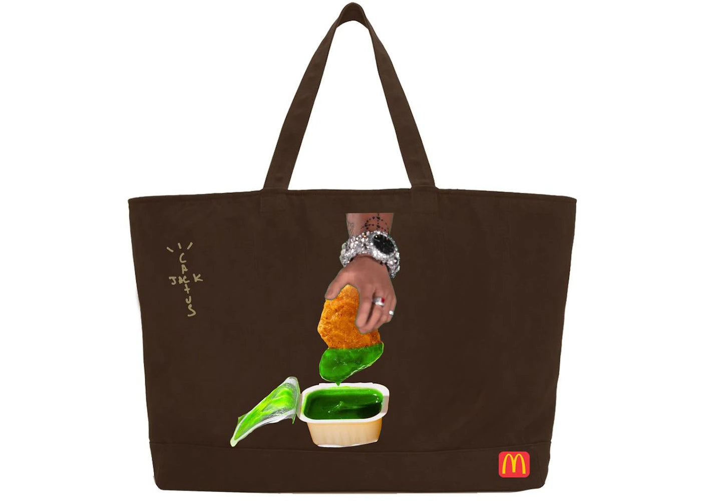 Travis Scott Menu Tote Brown - vue secondaire B