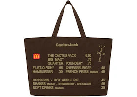 Travis Scott Menu Tote Brown - vue 360
