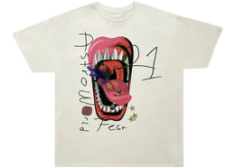 Travis Scott Mouth T-shirt White - apparel view 2