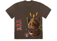 Travis Scott Never Backward T-shirt Brown