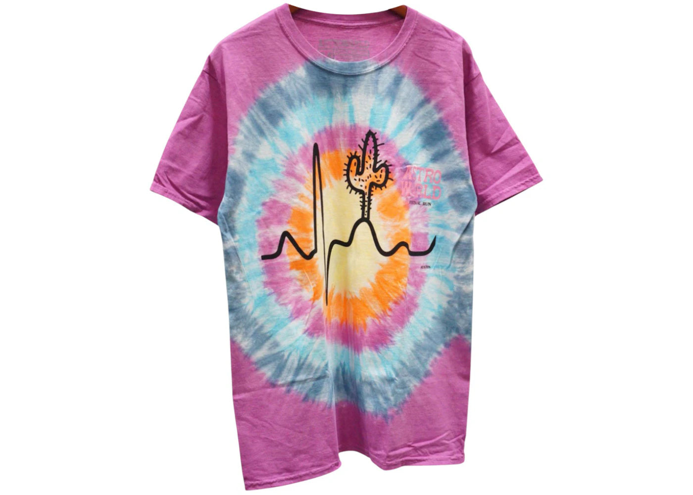 Travis Scott New Pulse Feeling Alive! Tee Tie-Dye - vue secondaire B