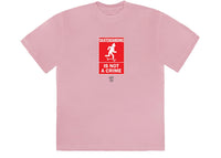 Travis Scott Not A Crime T-Shirt I Pink
