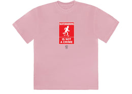 Travis Scott Not A Crime T-Shirt I Pink - apparel view 2