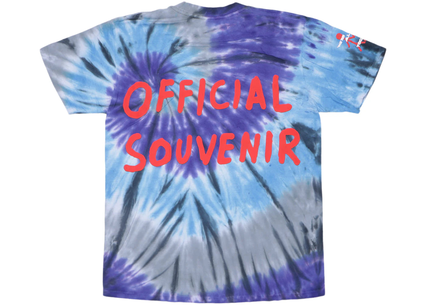Travis Scott Official Souvenir Tee Tie Dye - vue secondaire B