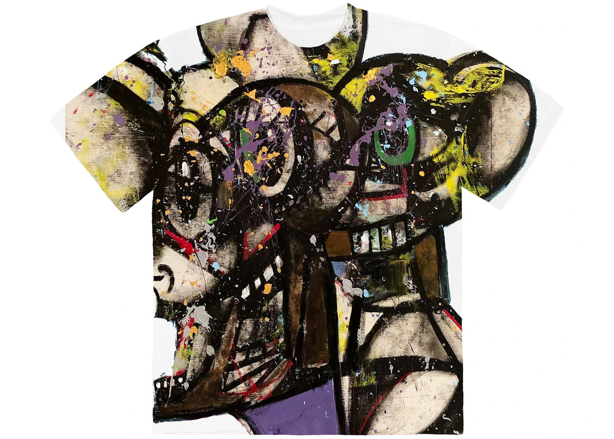 Travis Scott Portrait of Travis T-Shirt Black - vue secondaire A