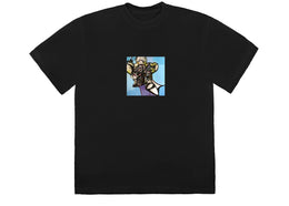 Travis Scott Portrait of Travis Title T-Shirt Black - apparel view 2