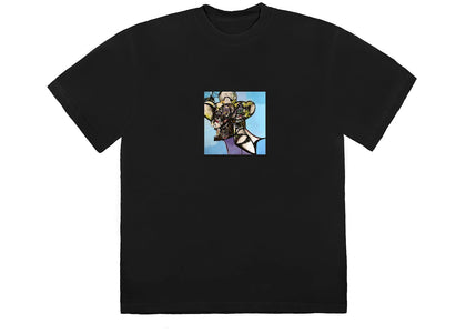 Travis Scott Portrait of Travis Title T-Shirt Black - apparel view 2