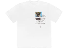 Travis Scott Portrait of Travis WIP T-Shirt White - vue 360