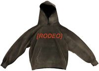 Travis Scott Rodeo 10 Years Logo Hoodie Black