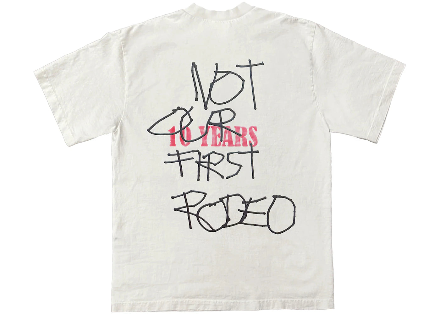 Travis Scott Rodeo Tee White - vue secondaire A