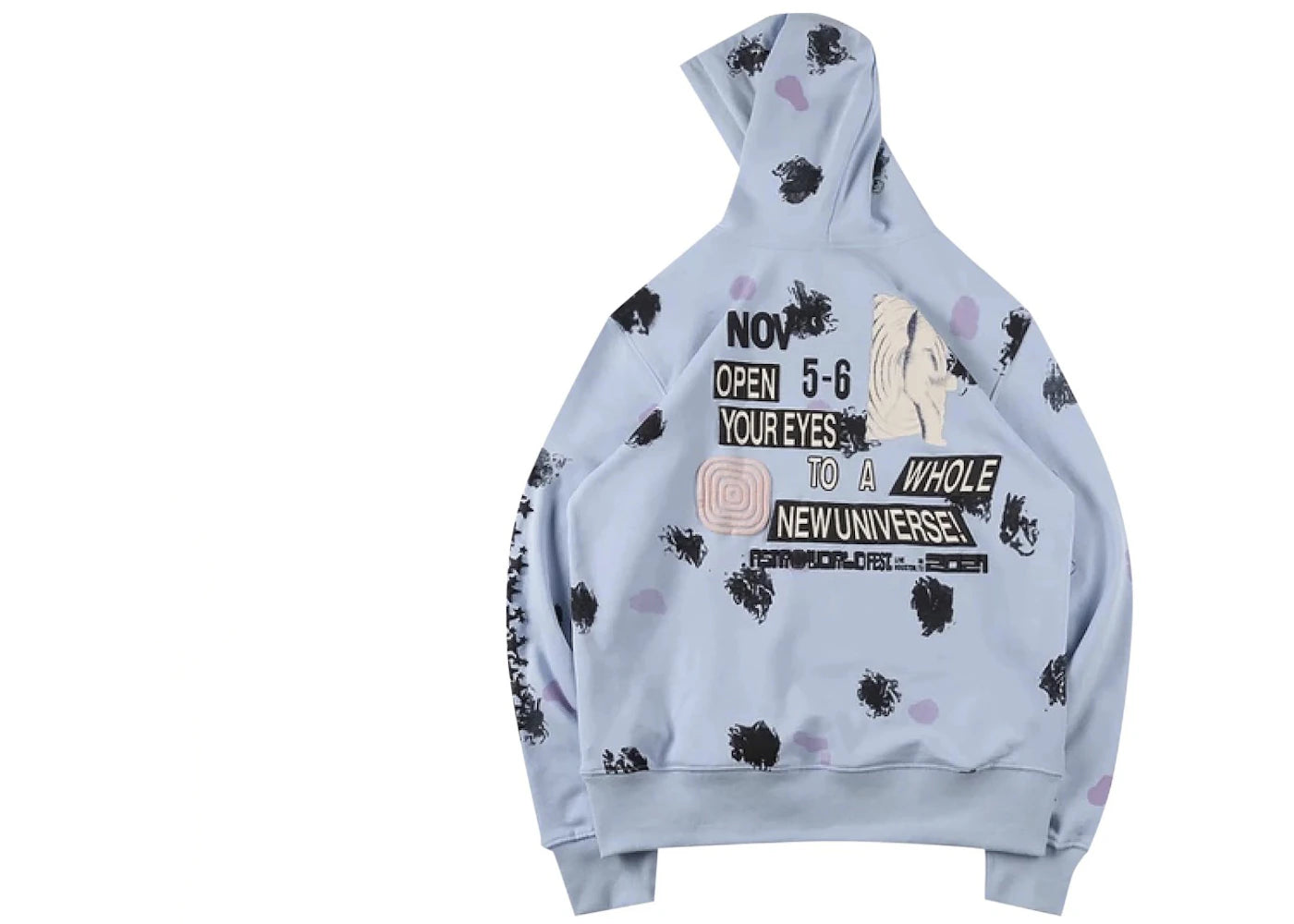 Travis Scott See You In Utopia Hoodie Tie Dye - vue secondaire B