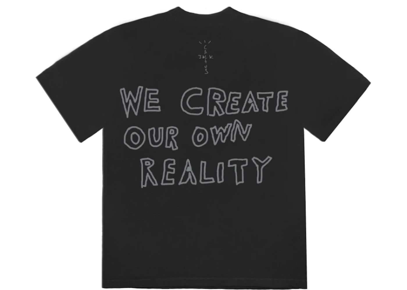 Travis Scott Jack Boys Shatter T-Shirt Black - vue secondaire B
