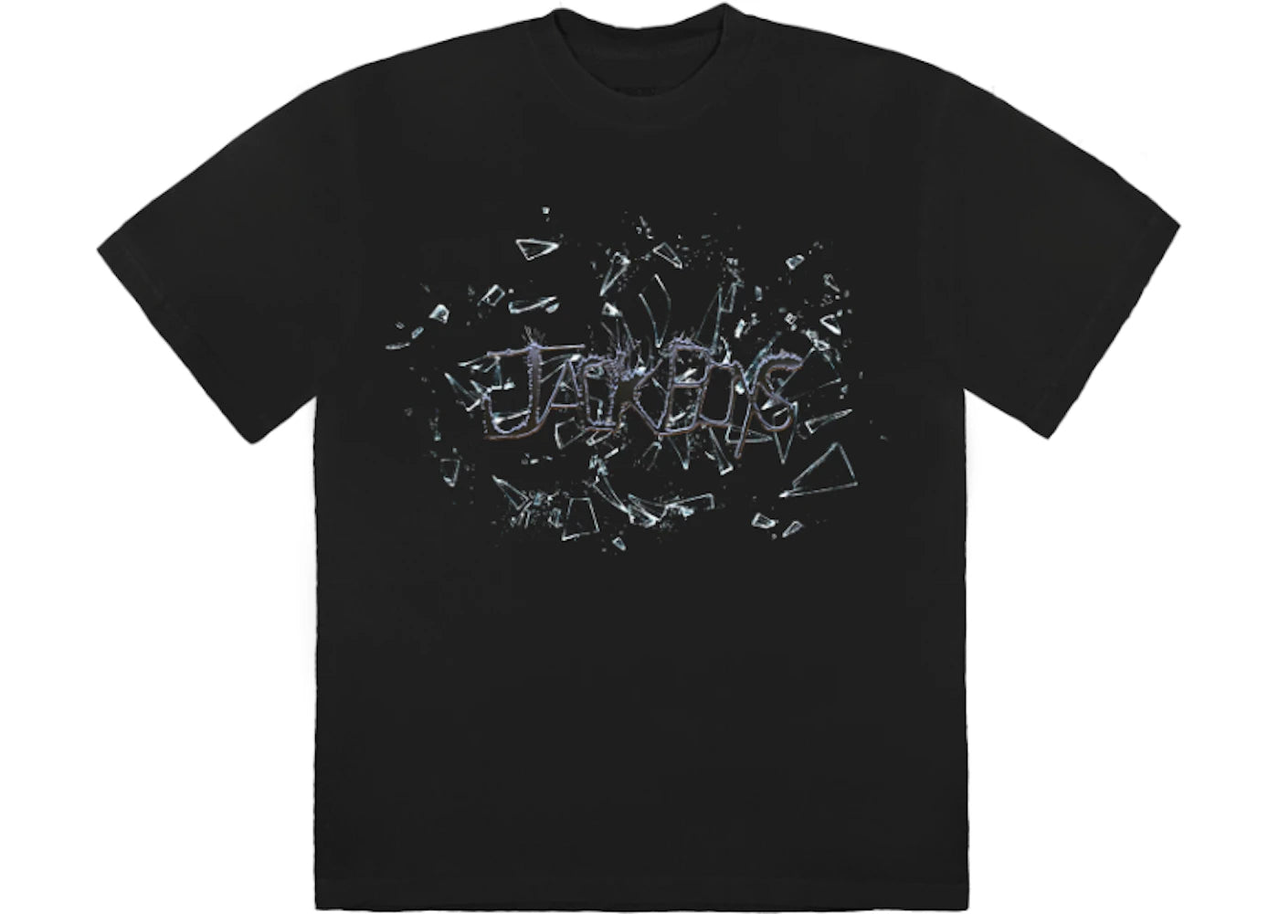 Travis Scott Jack Boys Shatter T-Shirt Black - vue secondaire A