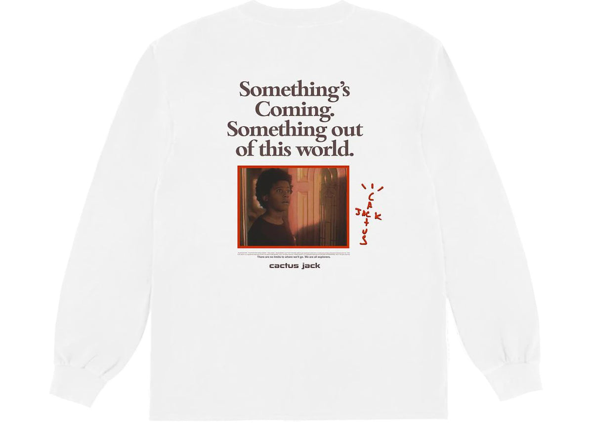 Travis Scott Something's Coming I L/S T-shirt White - vue secondaire B