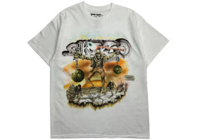 Travis Scott South America Skitzo T-Shirt White - vue 360