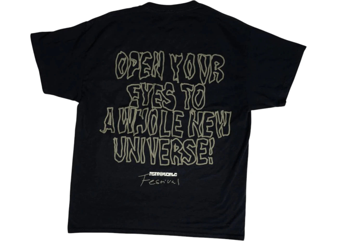 Travis Scott Starry Eyed Tee T-Shirt Black - vue secondaire A