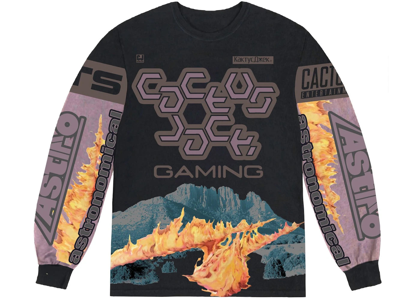 Travis Scott The Scotts Cj Gaming I L/S Jersey Black/Multi - vue secondaire A