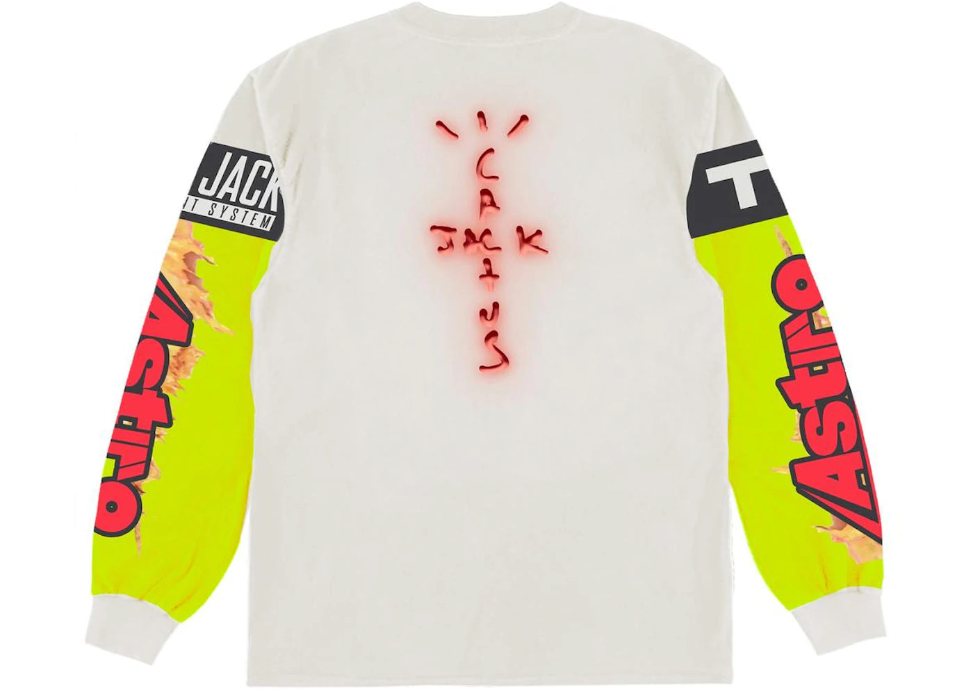Travis Scott The Scotts Cj Gaming II L/S Jersey White/Multi - vue secondaire B