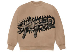 Travis Scott Utopia A3 Crewneck Light Brown - vue 360