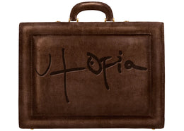 Travis Scott Utopia Briefcase Brown - authentic Travis Scott product