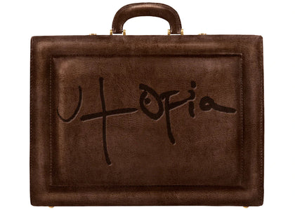Travis Scott Utopia Briefcase Brown - authentic Travis Scott product