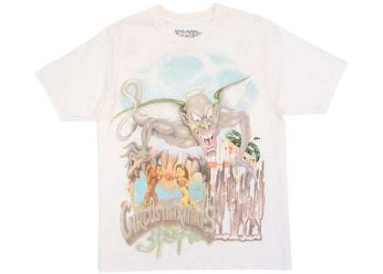 Travis Scott Utopia Circus Maximus 2023 Tour III Tee White - authentic Travis Scott product