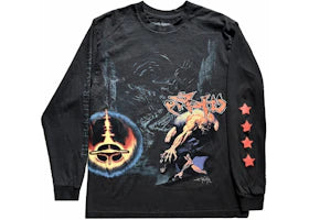 Travis Scott Utopia Circus Maximus 2023 Tour L/S Tee Black