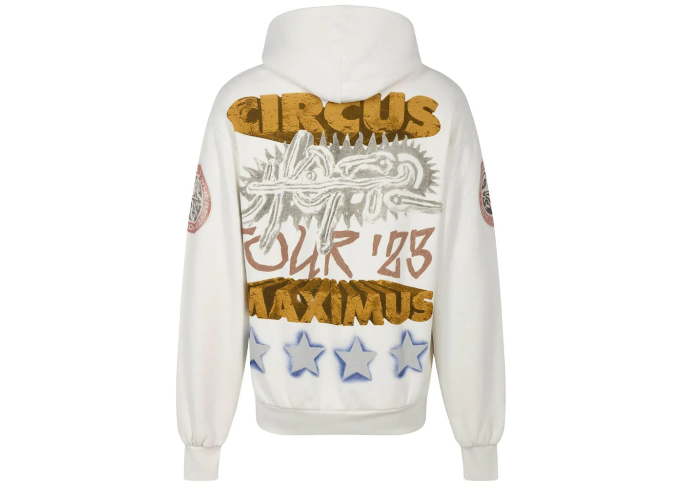 Travis Scott Utopia Circus Maximus 2023 Tour Hoodie White - vue secondaire A