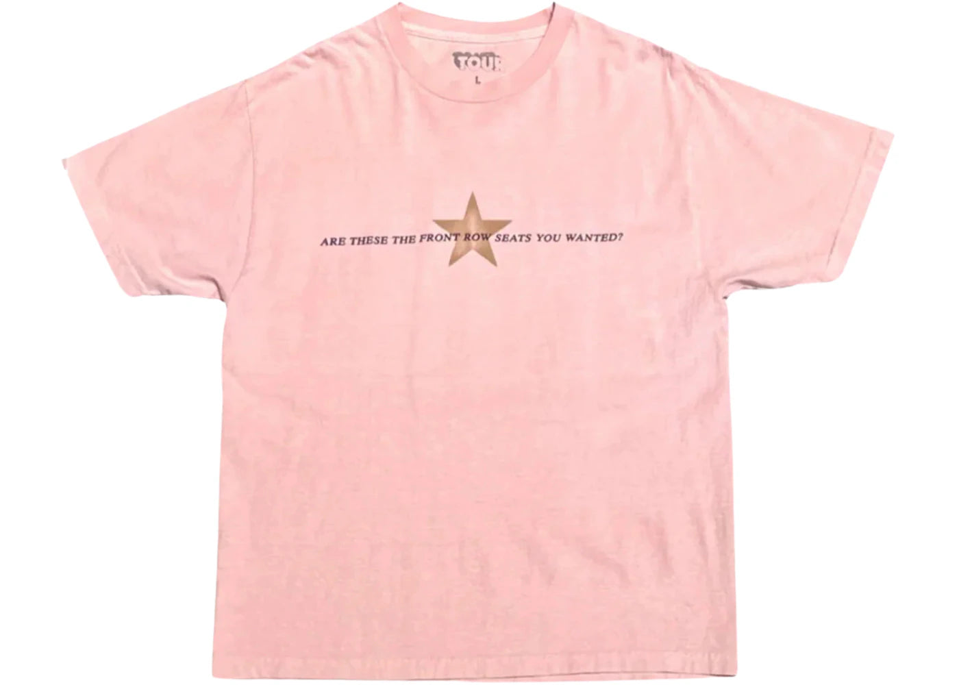Travis Scott Utopia Circus Maximus Pink Star Tee Pink - vue secondaire A