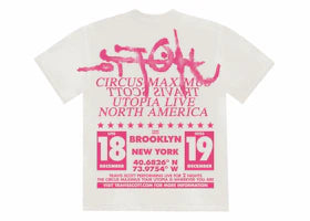 Travis Scott Utopia Is In Brooklyn Tee White - vue 360