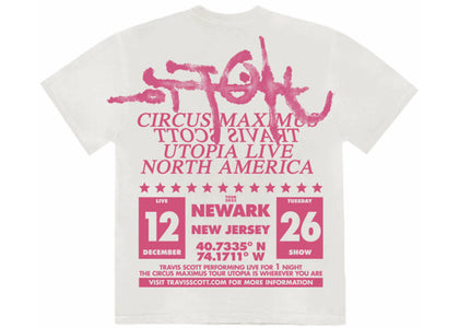 Travis Scott Utopia Is In Newark Tee White - product view 2