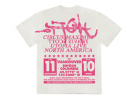 Travis Scott Utopia Is In Vancouver Exclusive Circus Maximus Tee White