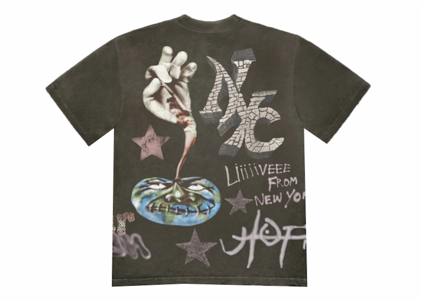 Travis Scott Utopia NYC Tee Multicolor - vue secondaire A