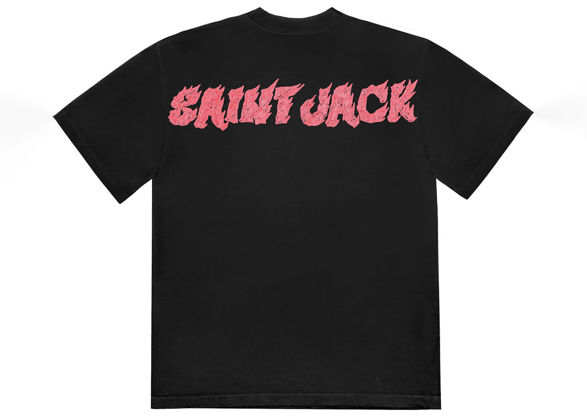 Travis Scott Utopia x St Michael 2B Tee Black - vue secondaire A