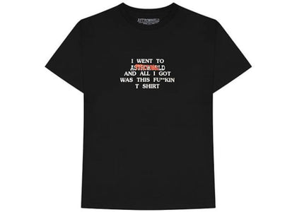 Travis Scott Where Were You Tee Black - product view 2