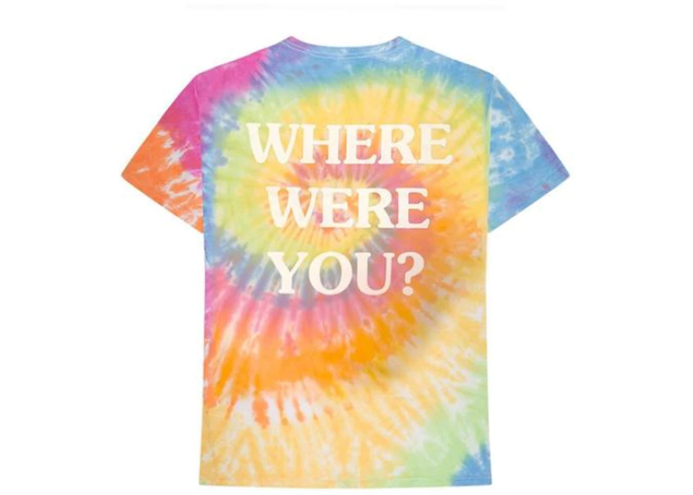 Travis Scott Where Were You Tee Tie Dye - vue secondaire A