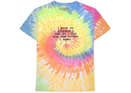 Travis Scott Where Were You Tee Tie Dye - authentic Travis Scott product
