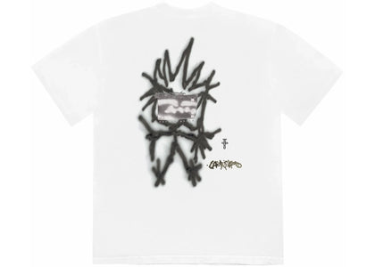 Travis Scott Whiteout Tee White - authentic Travis Scott product
