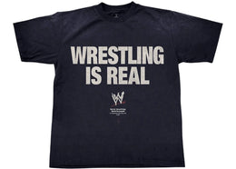 Travis Scott Wrestling Is Real T-shirt Black - authentic Travis Scott apparel